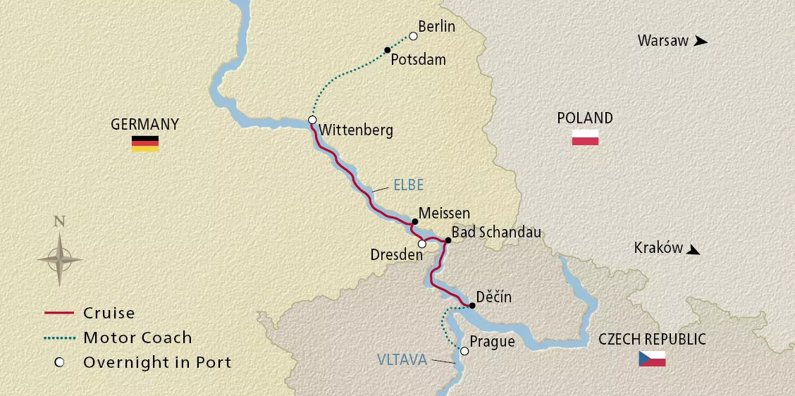 Viking Beyla Elegant Elbe October 28–November 6, 2027 voyage BEY271030T official itinerary map