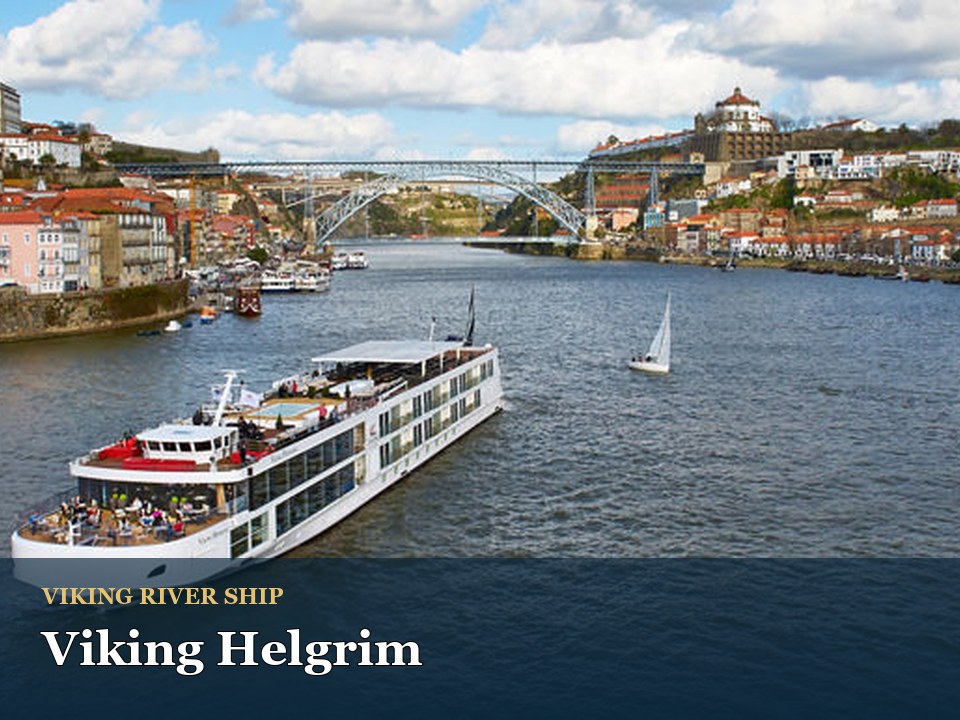 Viking Helgrim cruise ship — River cruise ship on scenic European waterway