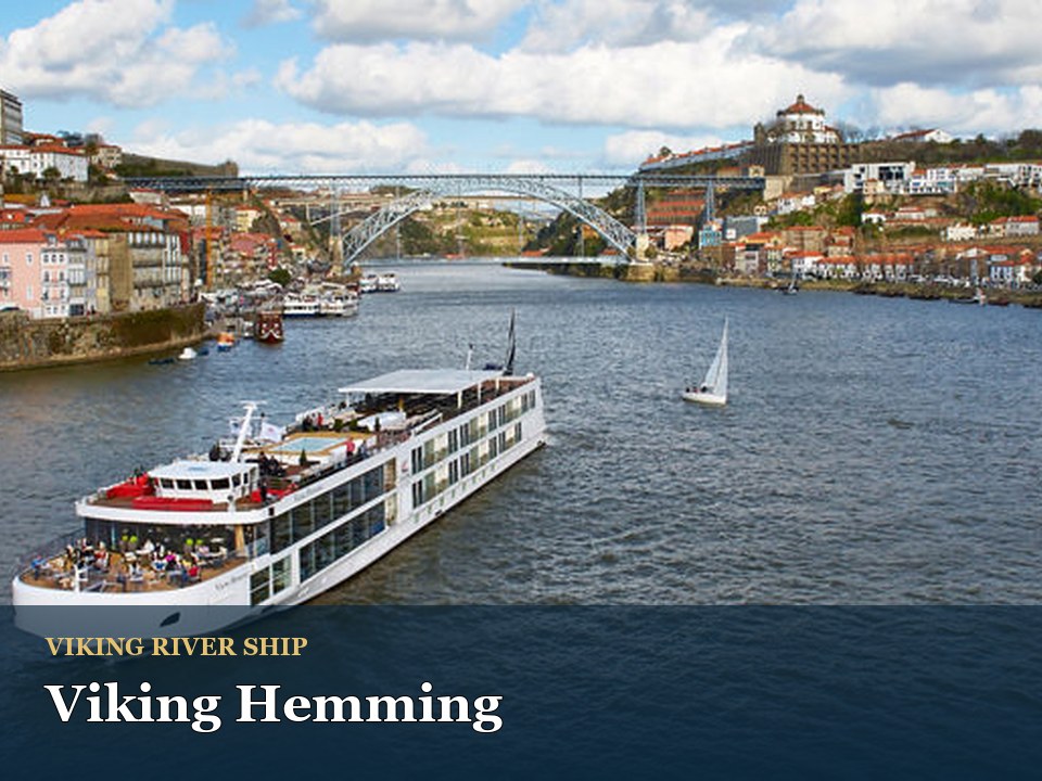 Viking Hemming cruise ship — River cruise ship on scenic European waterway
