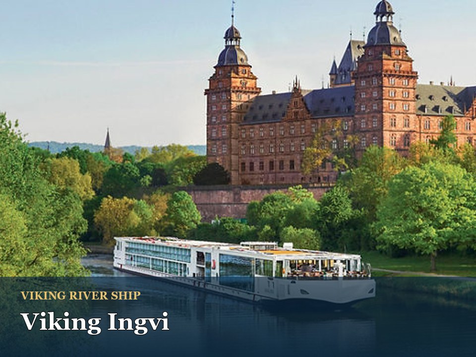 Viking Ingvi cruise ship — Scenic river cruise near historic castle