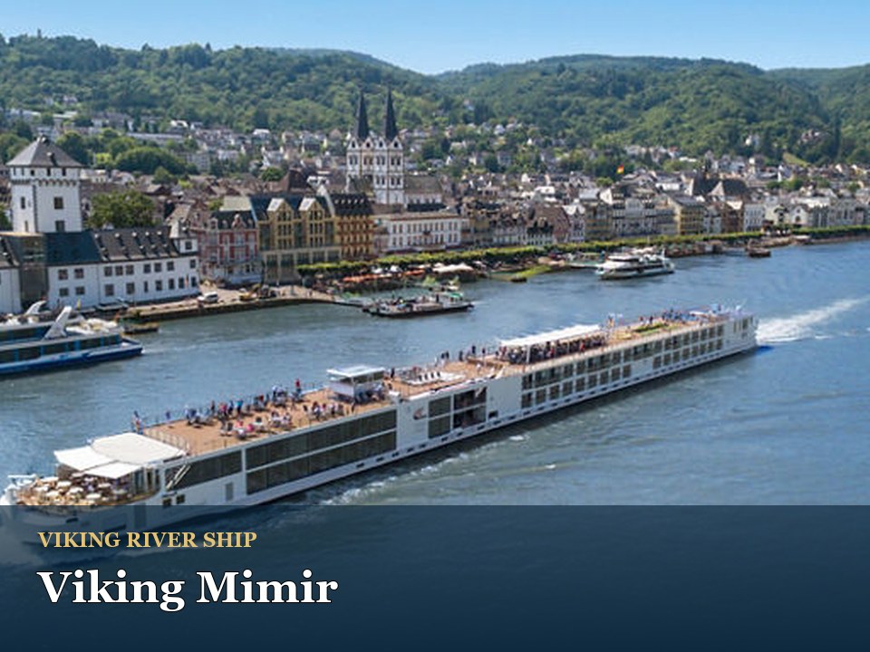 Viking Mimir cruise ship — Luxury river cruise ship on scenic Rhine