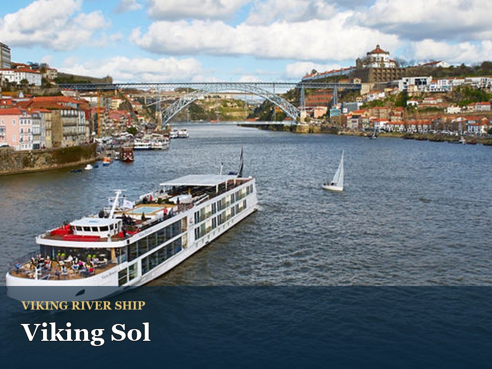 Viking Sol cruise ship — River cruise ship on scenic European waterway