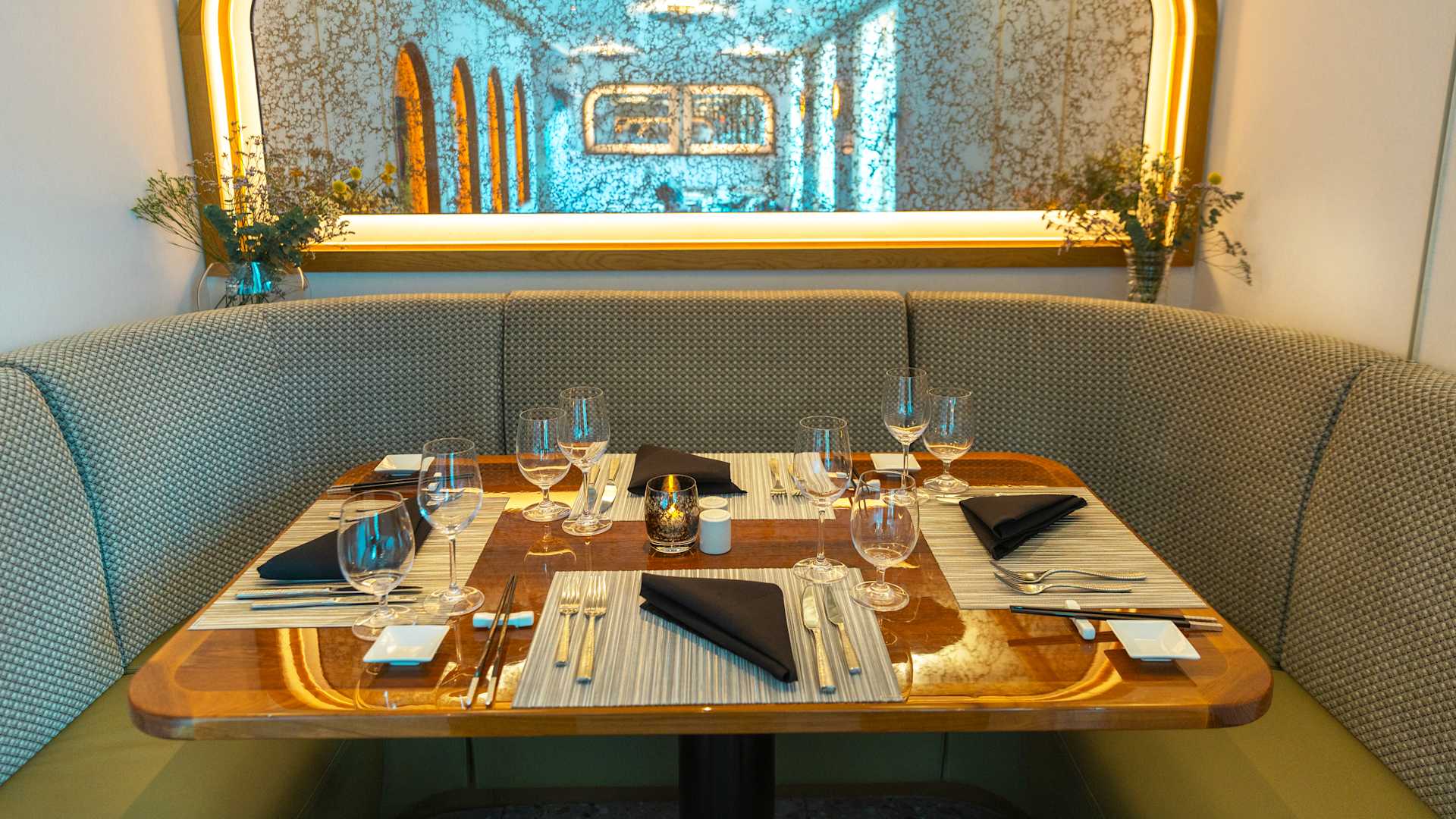 Dining aboard a Windstar yacht