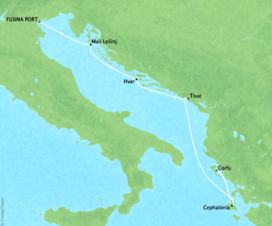 Four Seasons Yachts 2027 Four Seasons One Itinerary 2027