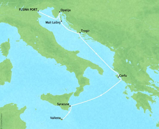 Four Seasons Yachts 2027 Four Seasons One Itinerary 2027